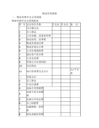 物业管理预算表格.pdf