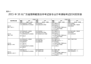 省高等教育自学考试各专业开考课程考试时间安排表.doc