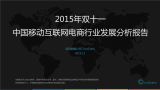 2015年双十一中国移动互联网电商行业发展分析解析报告.pdf