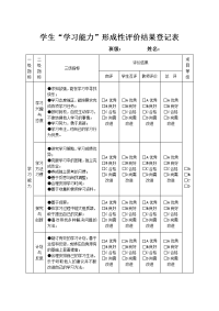 学生“学习能力”形成性评价结果登记表.doc