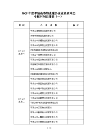 平顶山市物业服务企业资质动态考核时间安排表(一).doc