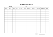 机械操作人员登记表.doc