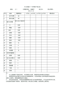 班班级财产登记表.doc