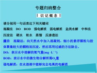 高中化学专题一多样化的水处理技术专题归纳整合课件苏教版选修.ppt