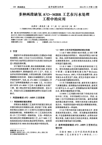 多种两段缺氧A^3O-MBR工艺在污水处理工程中的应用.pdf