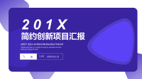 紫时尚简约项目汇报PPT模板.pptx