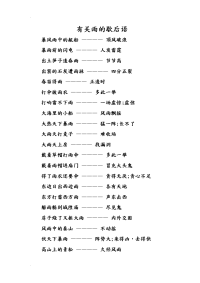 有关雨的歇后语.doc