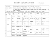 幼儿园秋季十四周教学工作计划表xls.doc