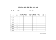 大塘中心学校黑板报检查登记表.doc