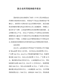 新企业所得税纳税申报表.doc