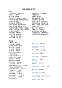 人教版小学语文一至六年级-谚语、歇后语.docx