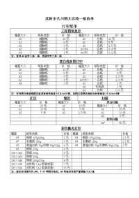 艺川图文店统一报价单.doc