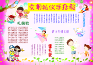 小学生-文明礼仪手抄报.doc