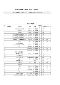 综合布线系统施工报价单2011年(仅供参考).doc