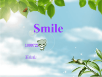 英语主题演讲PPT(smile).ppt