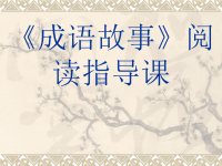 阅读指导成语故事.ppt