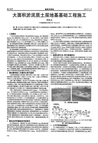 大面积淤泥质土层地基基础工程施工.pdf