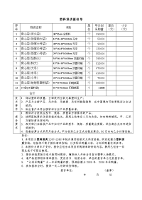 塑料袋类报价单.doc