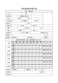 电子版学生基本信息登记表.doc