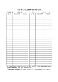 专业技术人员年度考核结果登记表.doc