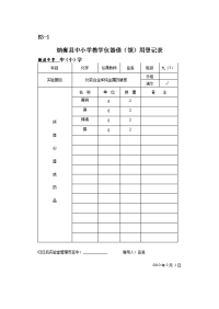 九年级化学下册仪器借（领）用登记表下.doc