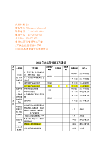 某企业市场营销部工作计划表(12页).doc