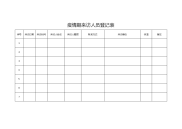 疫情期来访人员登记表.doc