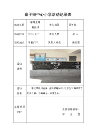 禁毒主题黑板报.doc