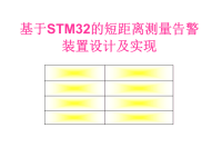 基于STM32的短距离测量告警装置毕业论文答辩PPT.ppt