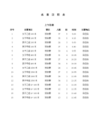 2017运动会比赛日程表.doc