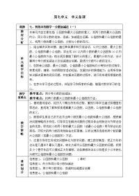 2018.5青岛版四年级下册第七单元剪纸中的数学―分数加减法 单元备课.doc