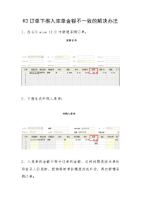 K3订单下推入库单金额不一致的解决办法.doc
