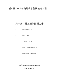 浦口区2017年街道供水管网改造工程.docx