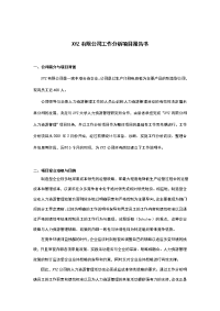 某公司项目报告书.doc