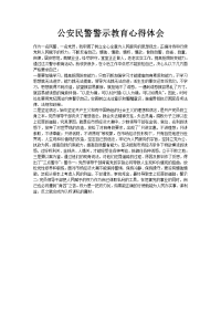 公安民警警示教育心得体会.doc