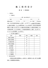 道路给排水施工组织设计.doc