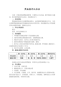 学校黑板报评比方案.doc