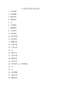 字励志名言名句大全.docx