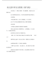 幼儿园中班安全教案斑马线.pdf