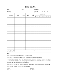 送货单范本(适用于没有签订书面合同的情形).doc