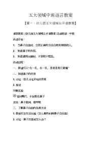 五大领域中班语言教案.docx