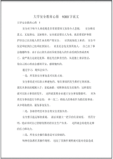 大学安全教育心得1000字范文.pdf