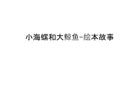 小海螺和大鲸鱼-绘本故事复习进程.ppt