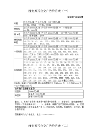 西安公交车体广告价格表_西安公交车中巴体广告报价单 西安公交车体刊例表.doc
