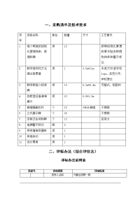 一、采购清单及技术要求.doc
