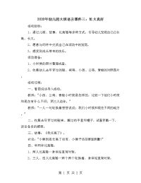 2020年幼儿园大班语言课件三：长大真好.doc