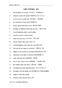 英语六级作文常用谚语学习资料.doc