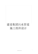 建设集团污水管道施工组织设计.docx