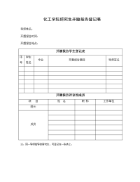 生环学院研究生论文答辩安排登记表.doc