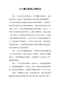 个人警示教育心得体会.docx